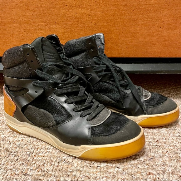 Puma x Alexander McQueen high top sneakers sz 8 - Picture 1 of 8